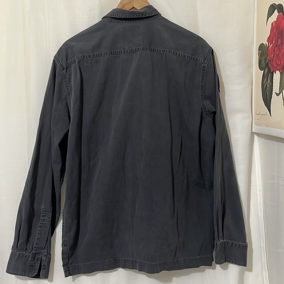 Abercrombie & Fitch 100% Cotton Long Sleeve Military Style Shirt - Picture 4 of 4